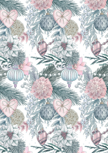 Ткань для пэчворка PEPPY  НОВОГОДНЕЕ ВОЛШЕБСТВО  НВ-09   50 x 50 см