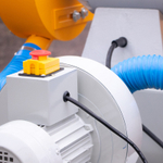 VISPROM BKL-3000, двухдисковый шлифовальный станок с пылесосом