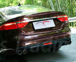 Диффузор заднего бампера для Jaguar XF 2016-2020 Ягуар