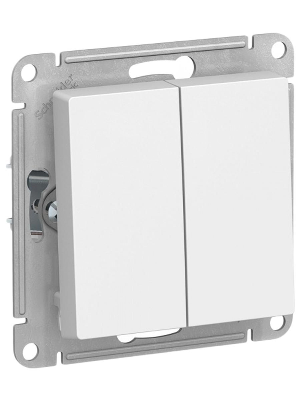 Выключатель 1-кл Schneider Electric Atlas Design карбон ATN001011