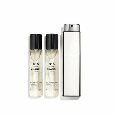 Цветочная альдегидная туалетная вода CHANEL  No. 5 L`Eau EDT 20 мл (полный флакон) + наполнитель (2 x 20 мл)