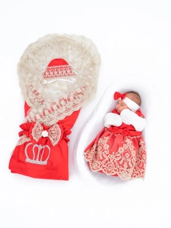 Конверт на выписку новорожденного весна