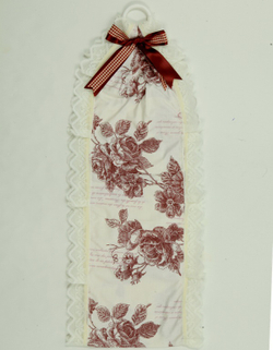 Держатель туалетной бумаги Old Florence Амели бордовый Италия