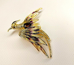 Брошка "Птица Феникс". Символ перерождения