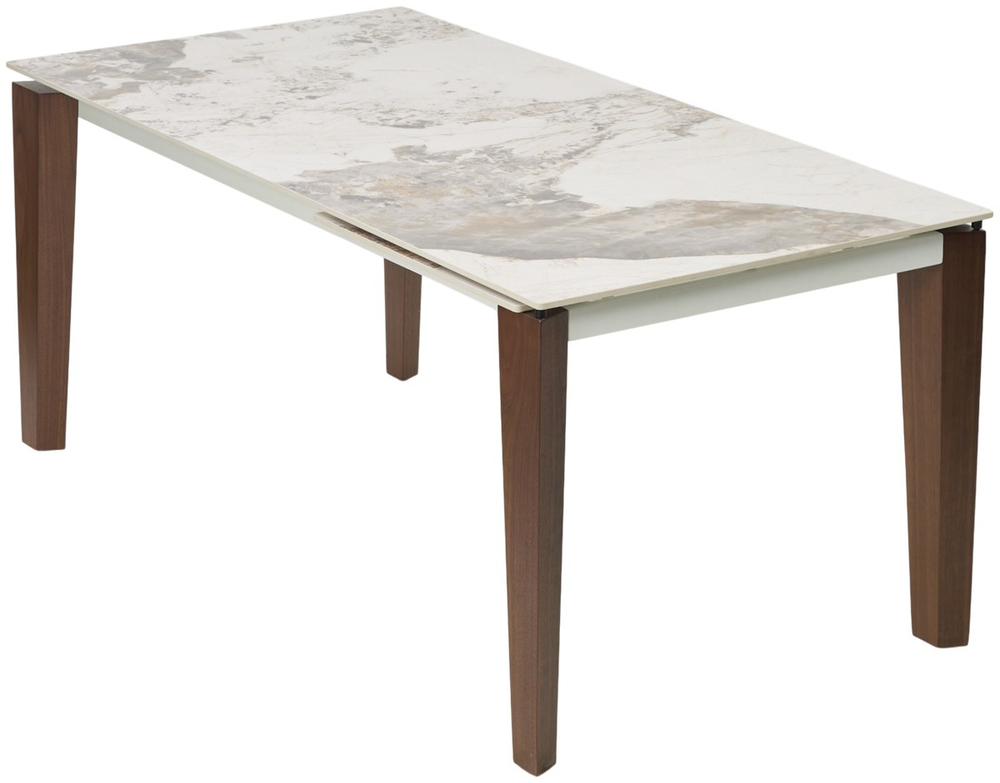 Стол М-City DISAUR Эзмир (Esmir) 160 Пандора (Gloss Luxury Pandora Solid Ceramic), Орех