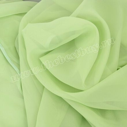 Готовые шторы для кухни:  Комплект для кухни  (арт. 2009)   -  360x160  см. - салатовые