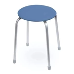 Табурет 'Классика 2' на 4-х опорах (круглое сидение) слоновая кость