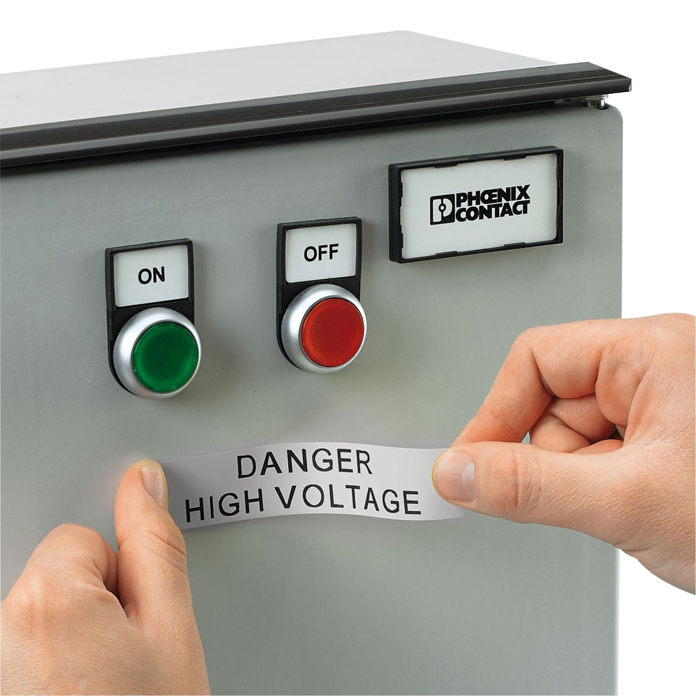 0803970 - MM-EML (EX10)R C1 WH/BK - Этикетка