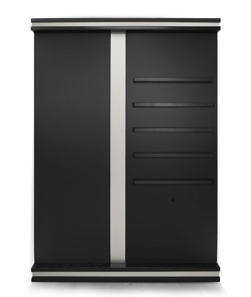 Киевница SOHO мдф/сосна (SOHO-BLACK,Декор серебро,Manchester 45 Yellow green ш1,98м)