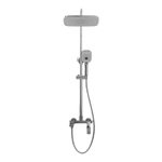 Душевая стойка Grossman Mercury 500.K35.10.100 с верхним душем,ручной лейкой и смесителем,хром глянцевый,1 место
