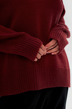 Джемпер Т077-16 бордо