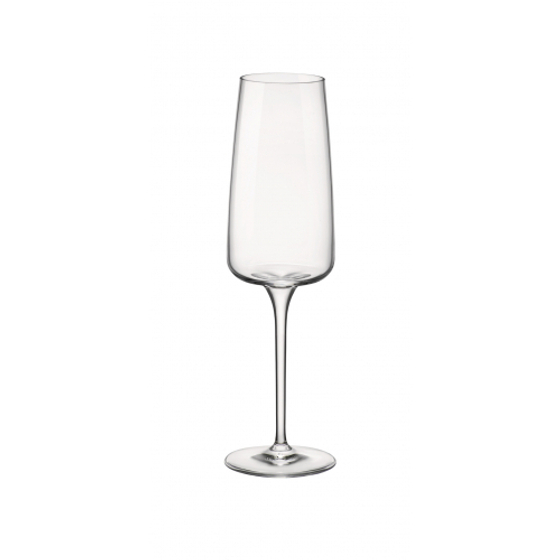 Bormioli Rocco PLANEO бокалы для шампанского FLUTE 250мл, набор 4 шт.