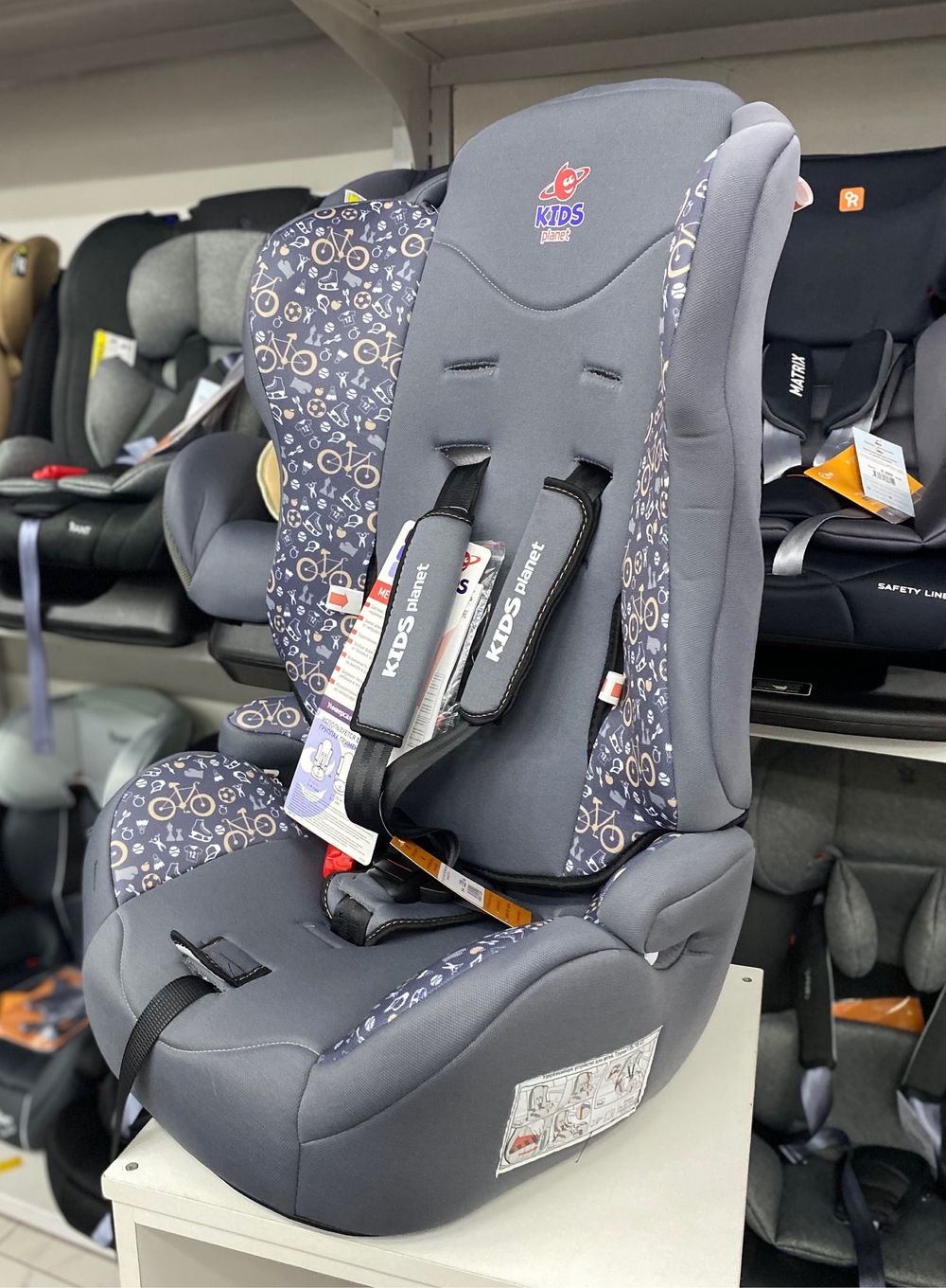 ДУУ KIDS PLANET-SIGER Meteor, серый велосипед  9-36 кг