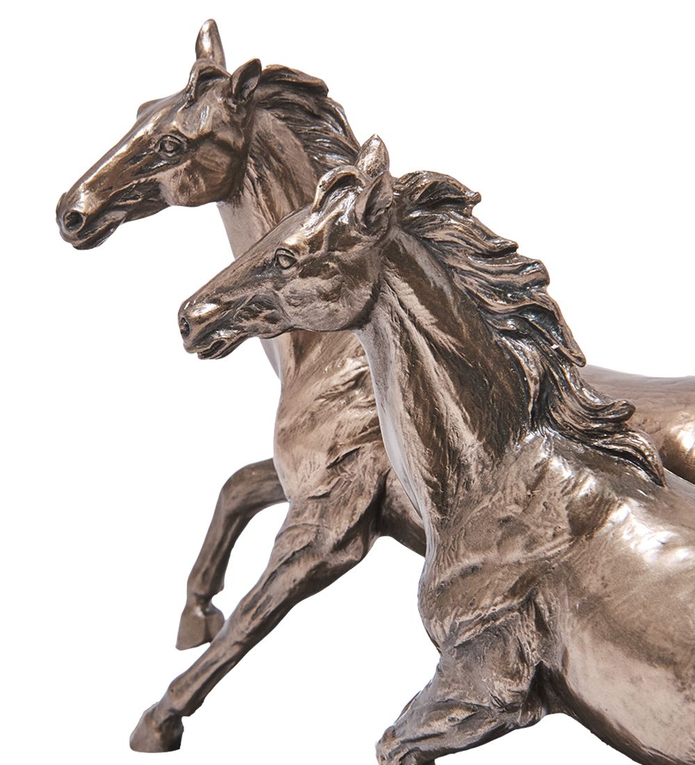 Veronese WS-1468 Статуэтка «Бегущие лошади»