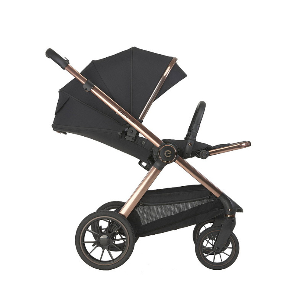 Детская коляска 3 в 1 Espiro Code 2025 и автокресло Pi Beige 10 clever black/Бежевый (Beige 109)