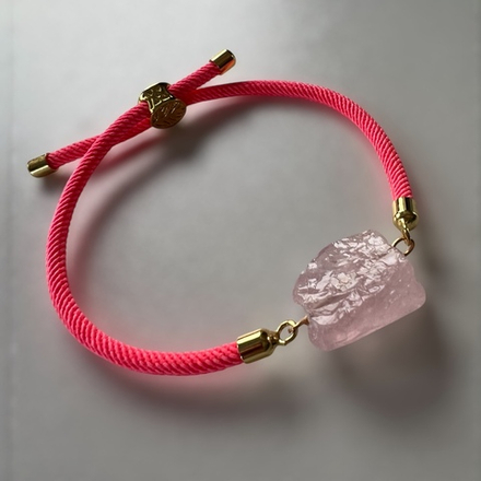 Браслет. Розовый кварц