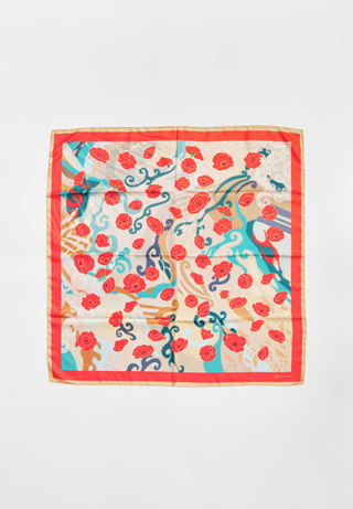 Шелковый платок MAKI 90x90
