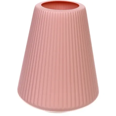Ваза из пластика «Аделин» 15*20см цвет розовый