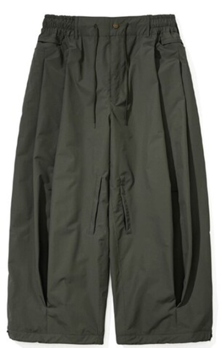 Штаны BSRabbit BS LOGO NEW SUPER WIDE VENTILATION PANTS DARK KHAKI