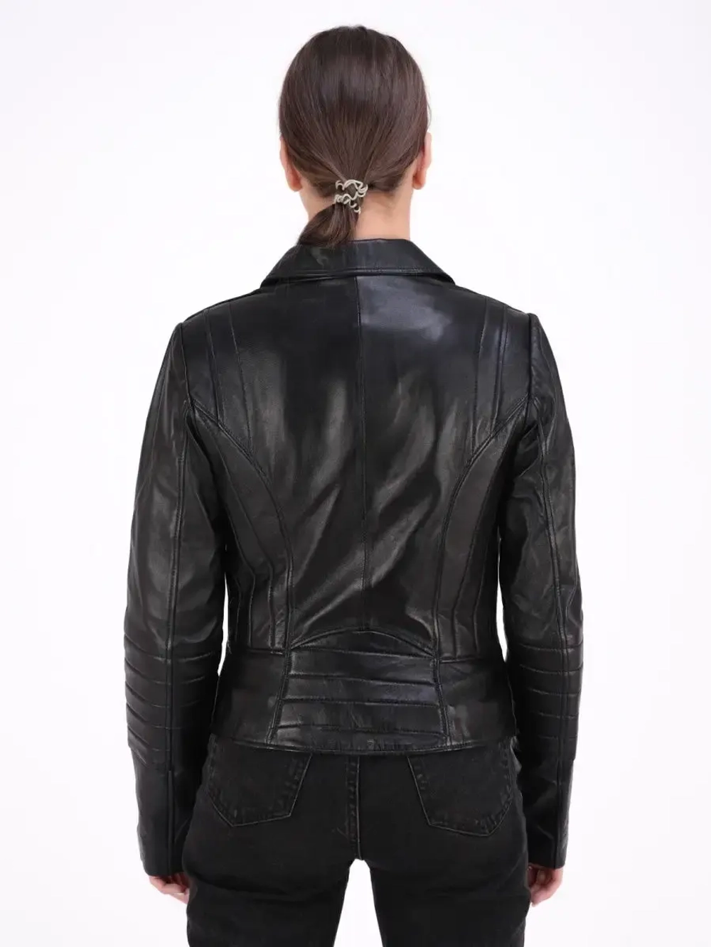 Косуха кожаная куртка женская Турция