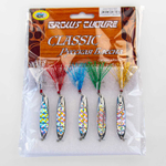 Блесна кастмастер Grows Culture 6018А (Серебро/голограмма)