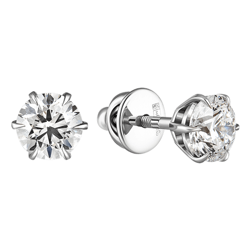 Cерьги с в.бриллиантами 1.440 ct