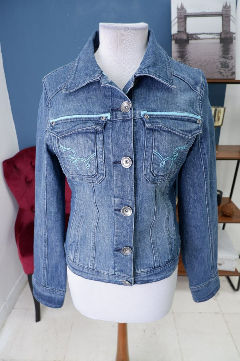 Жакет TCM джинсовый 42-44 размер