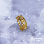 Кликер Royal Crystal PVD Yellow 1.2мм