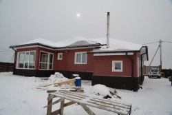 Сайдинг виниловый Альта-Профиль Корабельный брус Канада+ Премиум Гранатовый 3660х230 мм