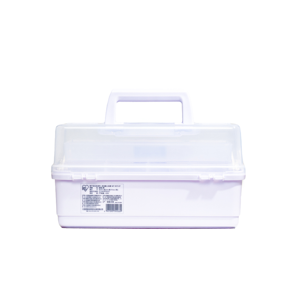 Органайзер для хранения мелочей, вещей, ящик для инструмента IRIS KIT BOX 27 (Light purple)