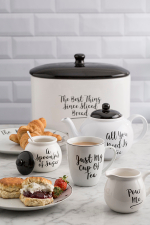 Тарелка carnaby script d 21 см