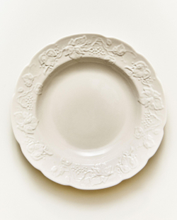 Zara Home тарелка глубокая из фарфора, цвет кремовый, 22.5 см