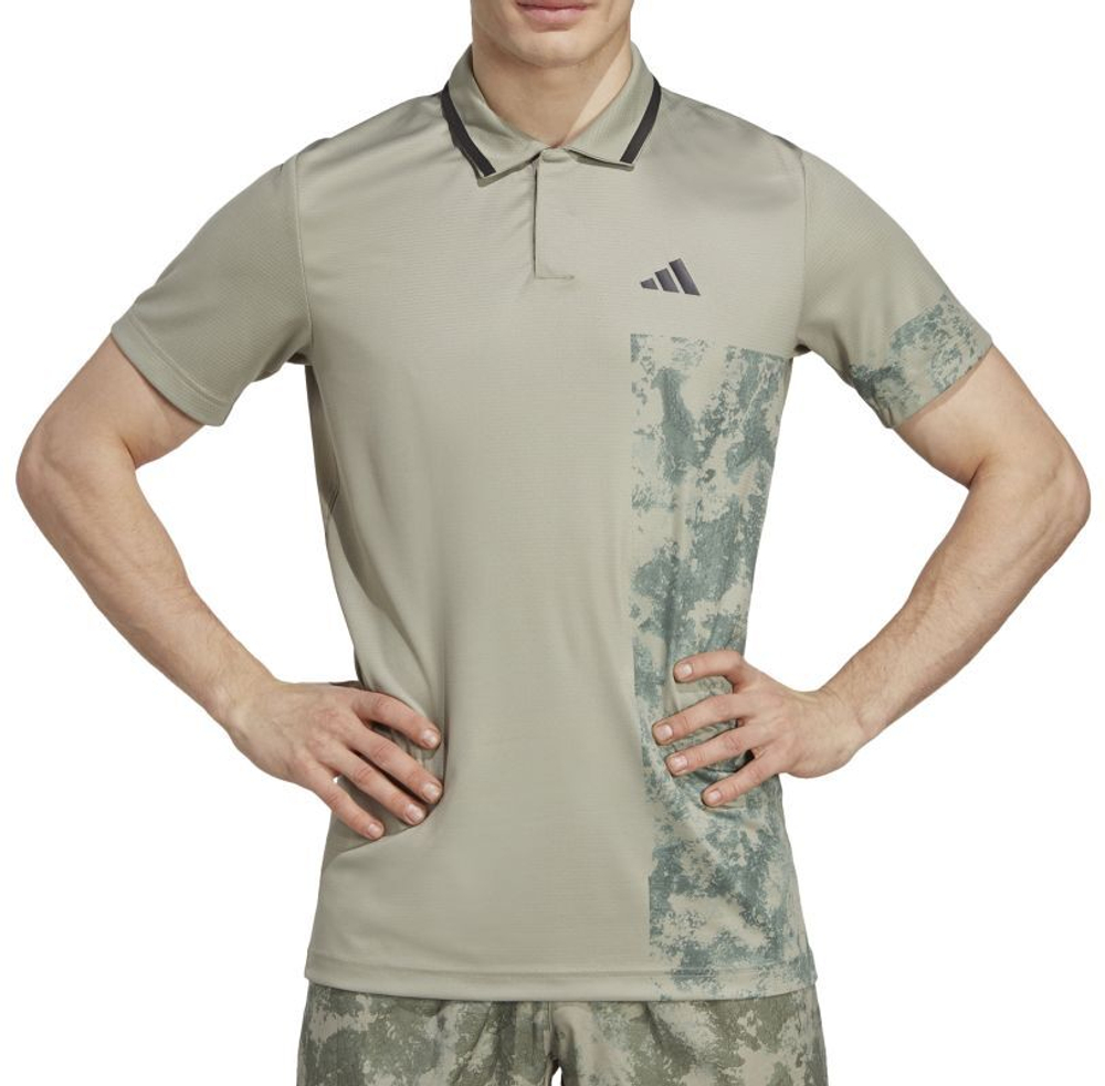 Теннисное поло Adidas Paris Tennis Heat.Rdy Freelift Polo Shirt - Gray