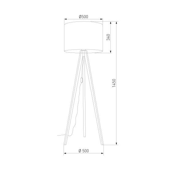 16021 / напольный светильник / Grand TK