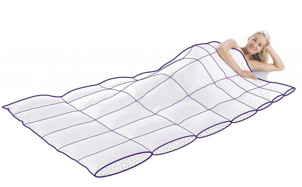 Одеяло пуховое легкое 155х200 Kauffmann Vario Австрия фото