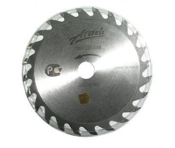 Диск пильный "АТАКА" Профи 130х24х16