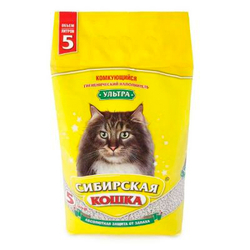 Сибирская Кошка Наполнитель комкуюшийся Ультра