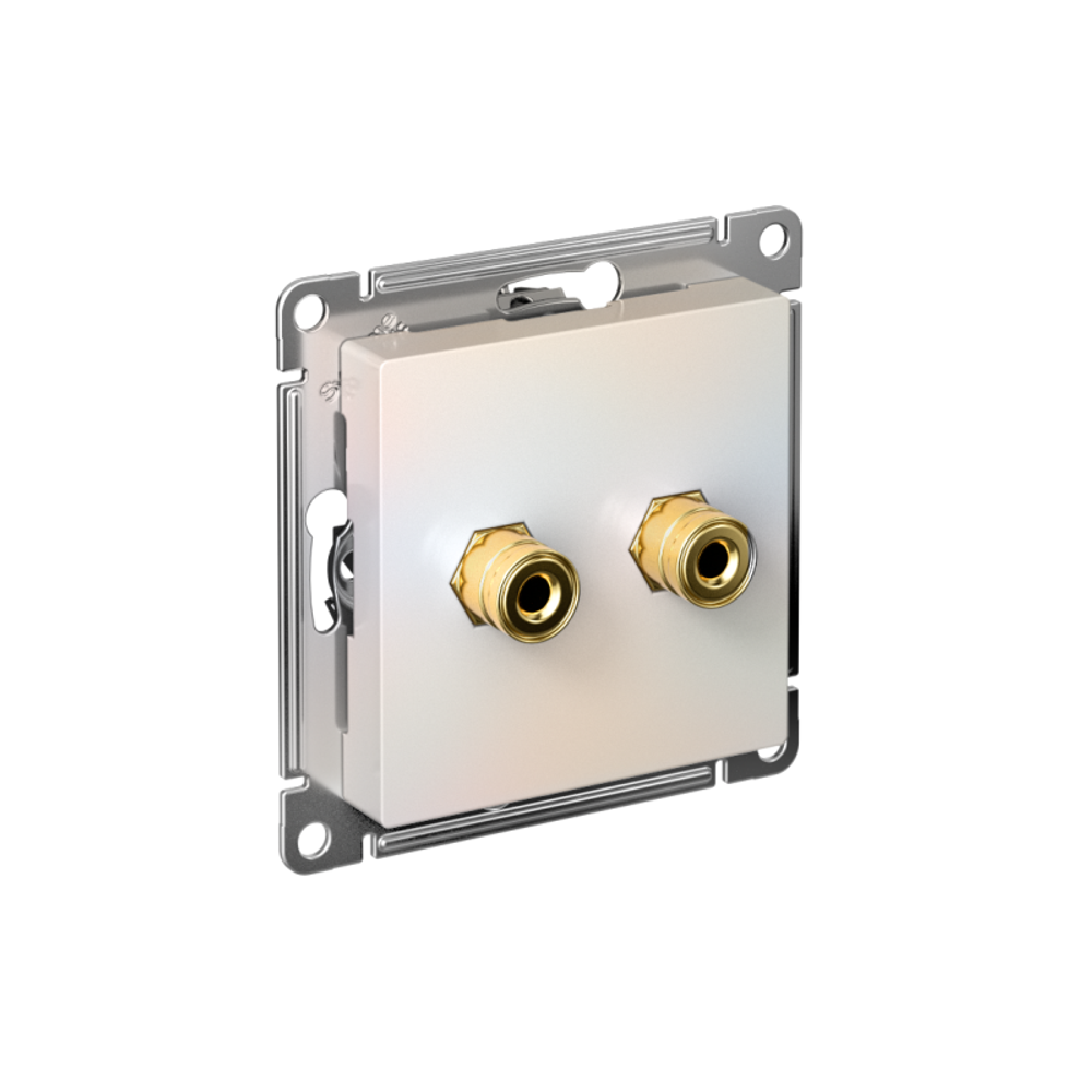 Розетка аудио 2-м AtlasDesign жемчуж. SE ATN000487 Розетка аудио 2-м AtlasDesign жемчуж. SE ATN000487