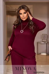 Костюм 454-бордо Minova