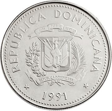 25 сентаво 1991 Доминикана
