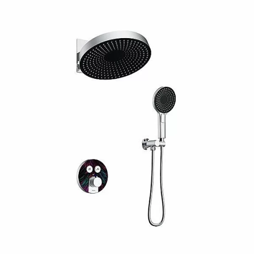 Душевая система Black&white Gravity GH-9401-MC хром