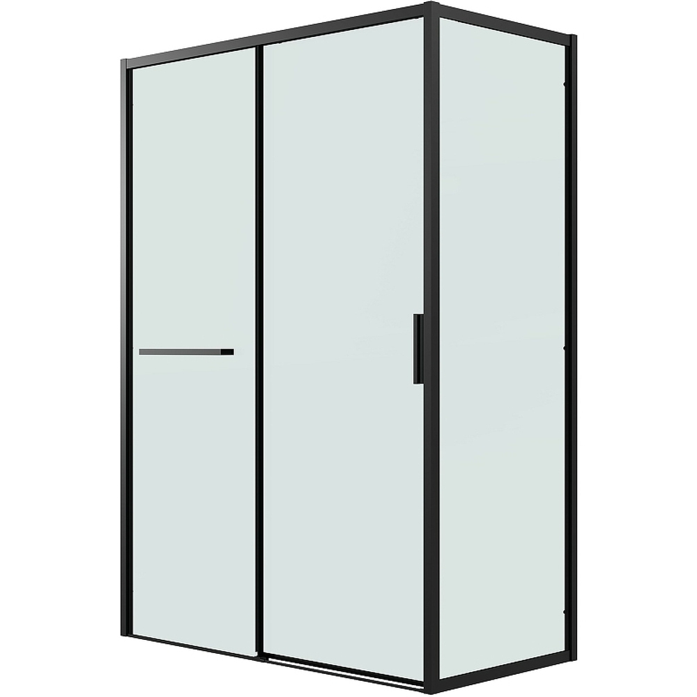 Душевой уголок Grossman Style 100х90 120.K33.05.1090.21.00 профиль Черный матовый стекло прозрачное