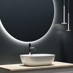 Тумба подвесная Sancos Very, Bianco 995х445х406, под столешницу с отверстием под смеситель, цвет Kreman