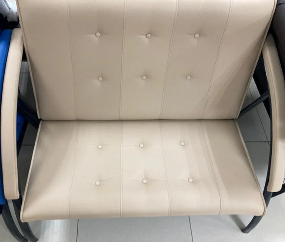 Диван Фортуна-5 (20) 2-х мест Эконом перф беж к/з беж