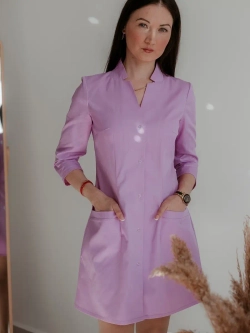 Халат медицинский сиреневый