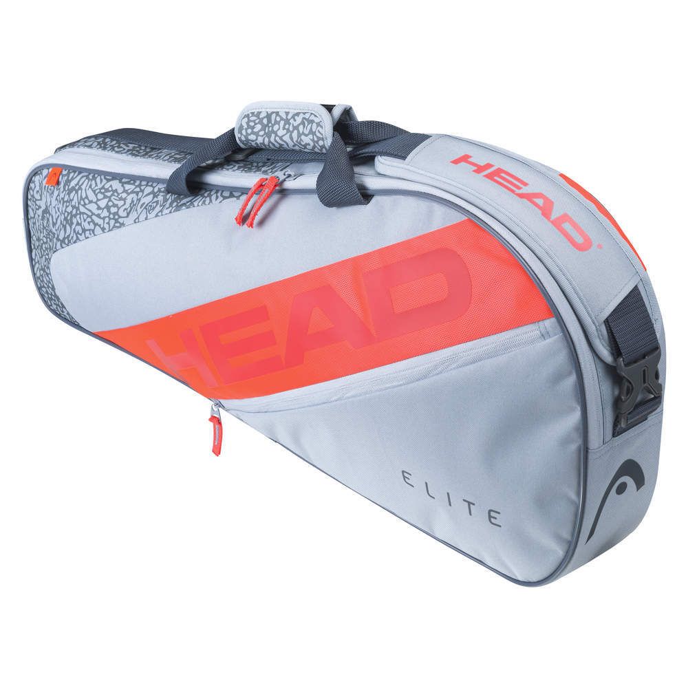 Сумка теннисная Head Elite 3R - grey/orange