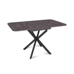 Стол Твист раздвижной (100+30) камень темный / опоры черные