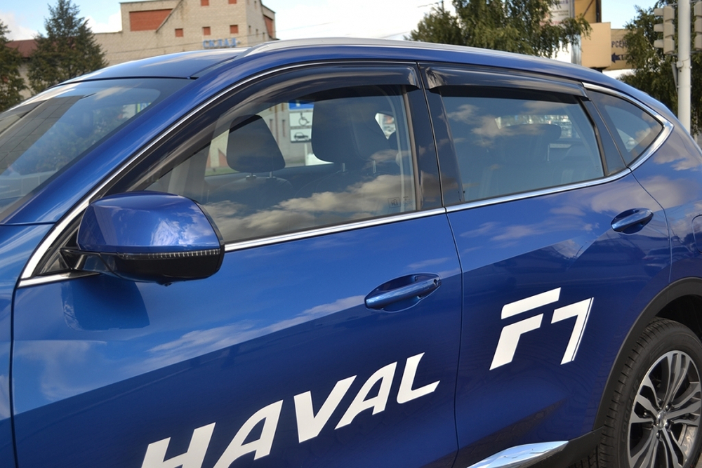 Дефлекторы боковых окон SIM для Haval F7 (2019-) арт.SHAVF71932