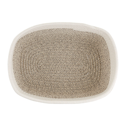 Корзина для хранения Bergenson Bjorn Filis 20х15х11см кремовая/светло-бежевая