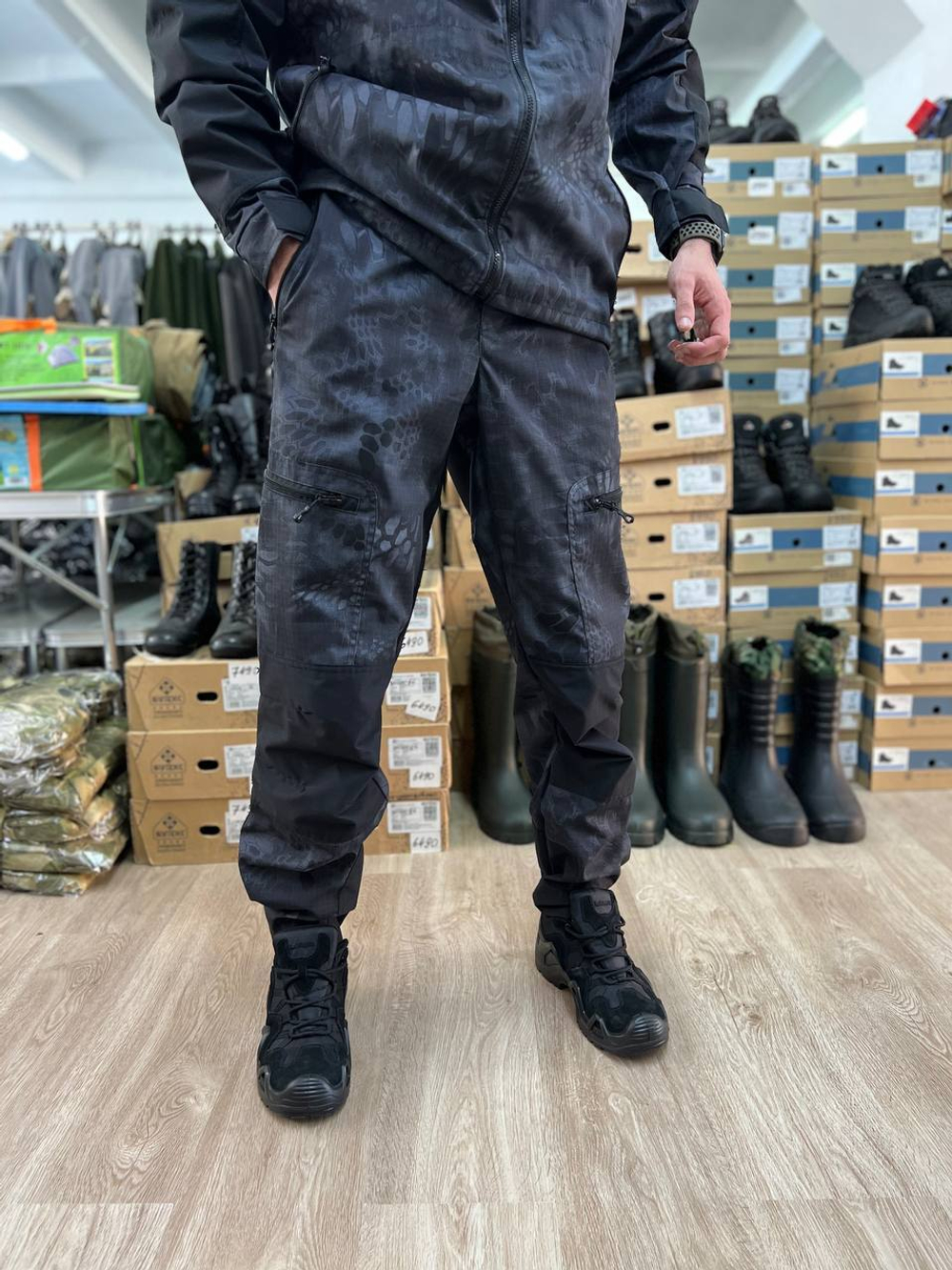 Тактический костюм Штурм / весна-лето / чёрный питон